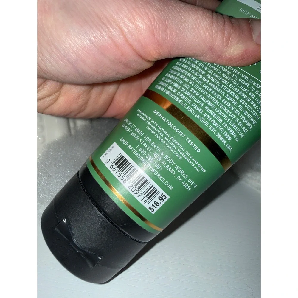 Bath Body Works Aromatherapy Eucalyptus Spearmint Stress Relief Body Cream 8oz - Picture 3 of 4